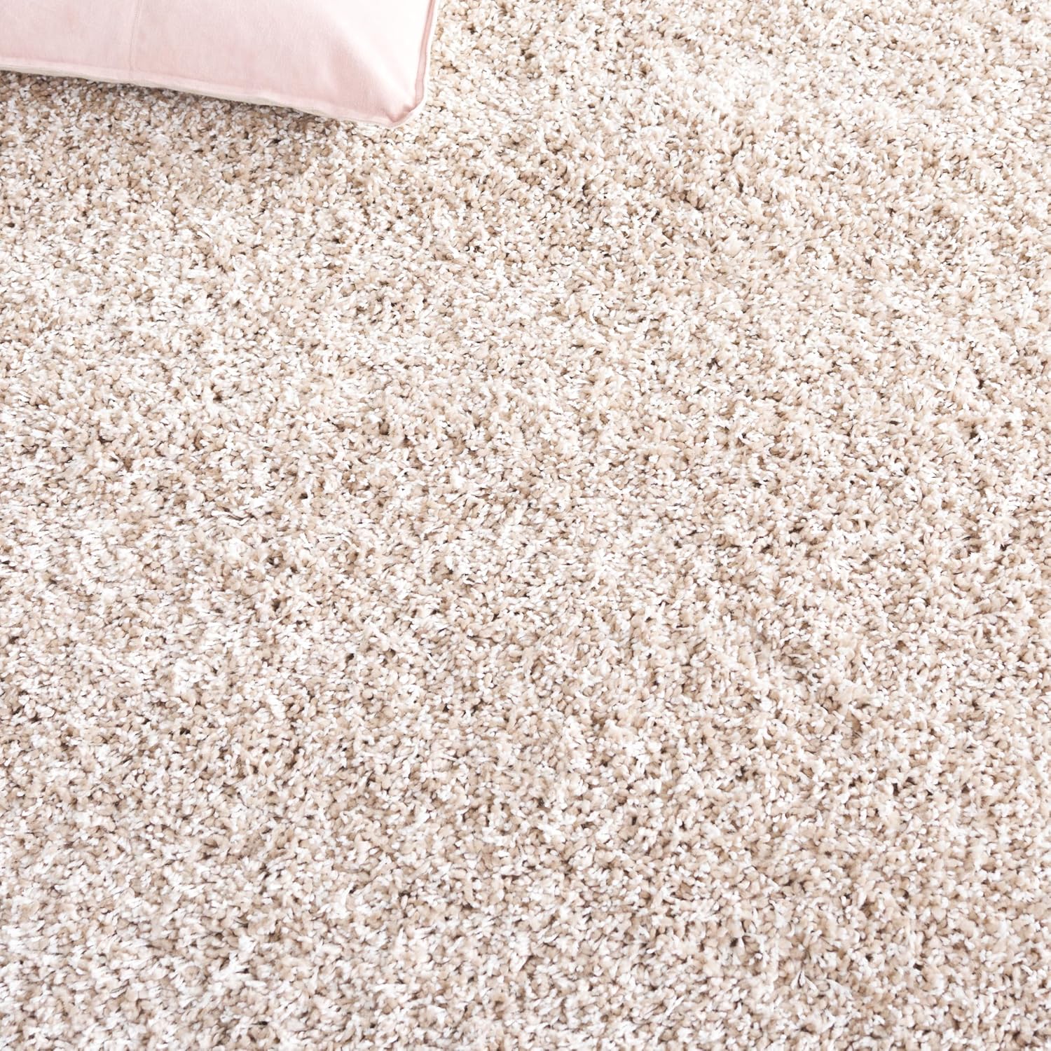 SAFAVIEH Area Rug 8x10 - California Shag Collection - Large - Beige, Non-Shedding & Easy to Clean, Ultra Plush Thick Pile, Ideal for Living Room, Bedroom, Dining Space (SG151-1313) - Image 7