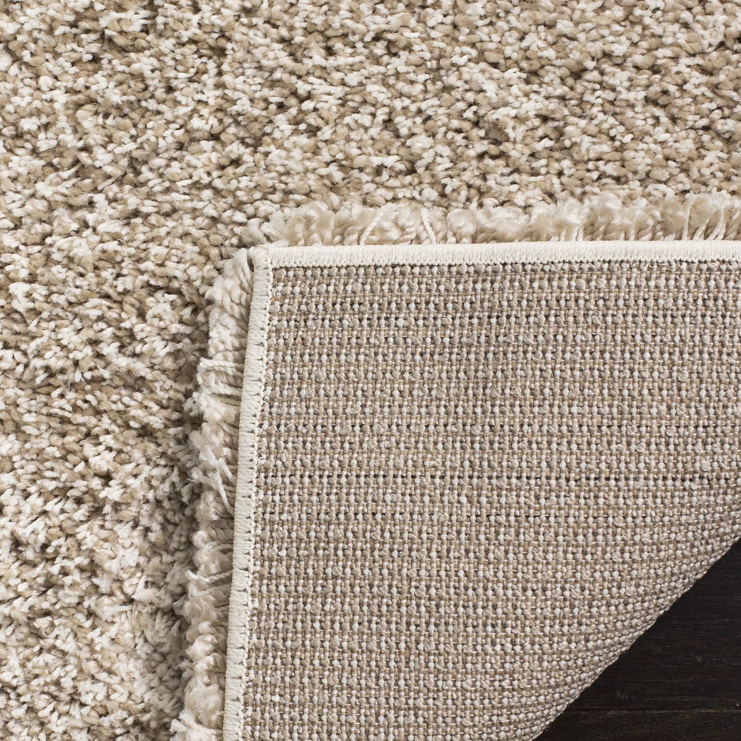SAFAVIEH Area Rug 8x10 - California Shag Collection - Large - Beige, Non-Shedding & Easy to Clean, Ultra Plush Thick Pile, Ideal for Living Room, Bedroom, Dining Space (SG151-1313) - Image 9